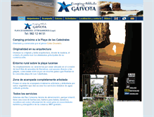 Tablet Screenshot of campingpobladogaivota.com